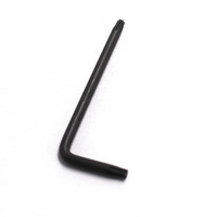 Mini clé Torx en L double embout, clé étoile Torx 3/32" 8-32 en acier noir trempé T5 T6 T8 T10 T20 T25 T30