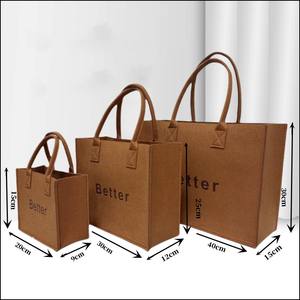 Bolsa de Fieltro de Alta Calidad con Gran Capacidad, Color y Logotipo Personalizables, Accesorio de Regalo, Diseño Simple, Tamaño Personalizado - Product Image 6