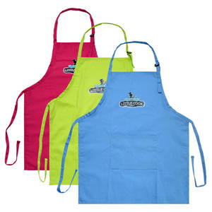 Delantal de algodón ajustable para barbacoa, lavable, reutilizable, impermeable, con logo personalizado, para catering, camareros, publicidad, limpieza transfronteriza - Product Image 5