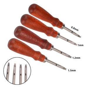 Wooden Handle Craft DIY Edge Trimmer Sewing <strong>Processing</strong> <strong>Leather</strong> Cutting <strong>Tools</strong> - Product Image 1