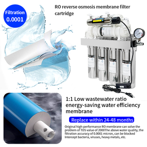 600G trong nước RO hệ thống thép không gỉ uống nước Bộ lọc UV khử trùng đèn nhà Bộ lọc trầm tích lọc - Product Image 6