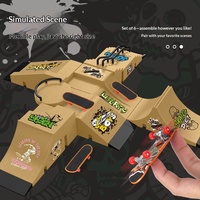 Kit d'entraînement professionnel de skateboard de table en plastique pour débutants, avec outils et accessoires pour la danse sur table, pour usage transfrontalier