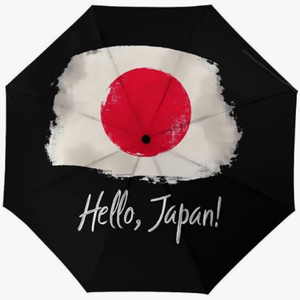 Parapluie pliant entièrement automatique de haute qualité <span class=keywords><strong>Jordan</strong></span> Reliable Nice Travel Partner, série de drapeaux à thème national, parapluie classique - Product Image 6