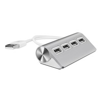 HUB USB haute vitesse 4 ports USB 2.0 ports Portable OTG câble répartiteur USB en aluminium pour iMac Macbook Air ordinateur portable PC tablette