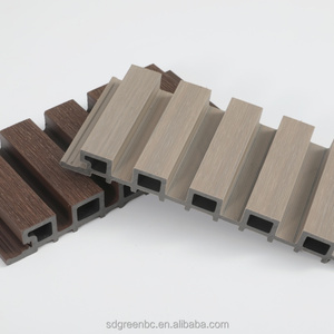 WPC Wall Panels-Eco-Friendly Waterproof Moisture-Proof <strong>Bamboo</strong> Cladding for Villa Office Exterior/Interior Walls Textured Wooden - Product Image 2