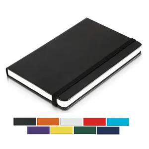 Benutzer definiertes Logo Großhandel gedruckt PU Hardcover Tagebuch Papier Notizbücher Leder hülle A5 Größe Notizbuch