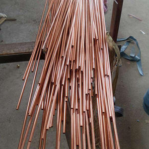 Fournisseur d'usine en Chine, tube en cuivre pur rond de 8 mm, 10 mm, 12 mm, 16 mm, tube en cuivre et en laiton - Product Image 1