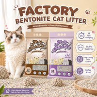 Sable de litière pour chat écologique en gros, faible dispersion, contrôle des odeurs, 99 % sans poussière, agglomération rapide pour distributeurs réguliers