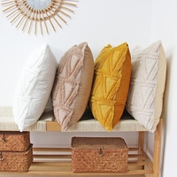 Ferme 3D housses de coussin Vintage motif Boho moelleux taies d'oreiller décor à la maison tissé Technique 100% Polyester jeter oreiller