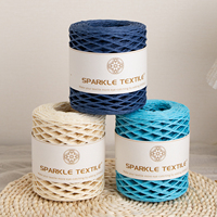 Fil de papier raphia de haute qualité, 150 mètres, pour crochet DIY, épaisseur 2 mm