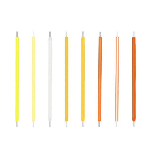 3V 38mm Cob Led Filament 6000k White Blue Red Pink Edison Bulb Parts Lamp Incandescent Light Diodes