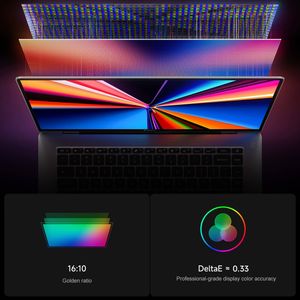 Ordinateur portable Xiaomi Book Pro 16 <span class=keywords><strong>2022</strong></span>, 16 Go + 512 Go, écran tactile 16 pouces W11 Home Version chinoise RTX2050 ordinateur graphique discret - Product Image 3