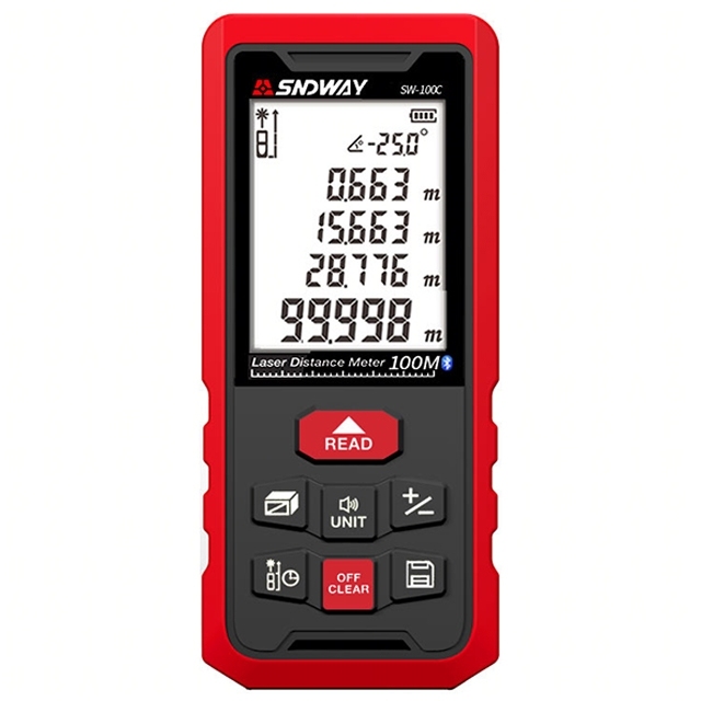 Sndway Laser Measuring Distance Multifunctional Mini