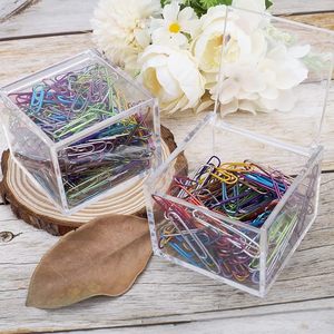 Boîte <span class=keywords><strong>de</strong></span> rangement en acrylique, petite boîte en plastique pour le <span class=keywords><strong>bureau</strong></span>, le maquillage, les loisirs créatifs, les bijoux, les cotons-tiges, conteneur <span class=keywords><strong>de</strong></span> rangement pour fraises - Product Image 4
