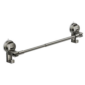 Support mural rétractable pour pantoufles de salle de bain Ltes Y232Q, fixation par ventouse, sans perçage, rangement mural multifonctionnel, design rectangulaire - Product Image 2