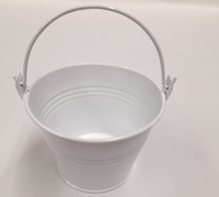 Ember logam kecil hadiah Paskah ember ember untuk hadiah mainan emas mini lanskap pot bunga ember