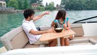 Bateau à moteur de luxe pour 7 personnes, yacht à grande vitesse