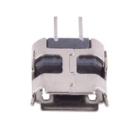 Conector Mini USB 2-PIN SMT Personalizado para Mujer con Puerto de Carga Micro USB, Aleación de Cobre 100V 1A, -30 a +80