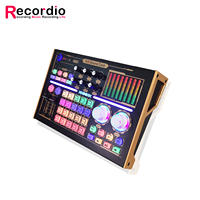 GAX-N8 Kartu Suara Profesional untuk Rekaman PC, Ponsel, Siaran Langsung, Mixer Set, Mendukung Mic 48V, Peralatan Podcast