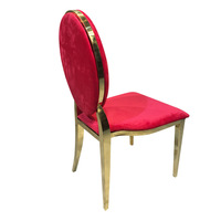 Chaises de banquet empilables de haute qualité en acier inoxydable vert foncé et rose, rembourrées, pour hôtel, centre commercial, salon, hôpital