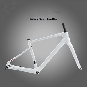 Cao Cấp Phanh Đĩa Thru-Trục Sợi <span class=keywords><strong>Carbon</strong></span> Đường Khung 700C Bền Cho Sỏi Và Off-Road Xe Đạp - Product Image 2