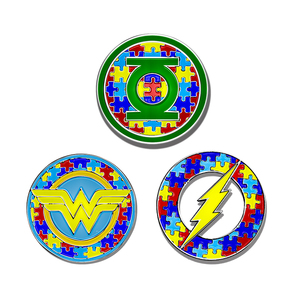 Tùy Chỉnh Vú Ung Thư Tuyến Tiền Liệt Nhận Thức Vàng Pin Id <span class=keywords><strong>Badge</strong></span> Reels Ruy Băng Màu Hồng Câu Đố Kim Loại Tự Kỷ Tổ Chức Từ Thiện Pin Phù Hiệu - Product Image 6