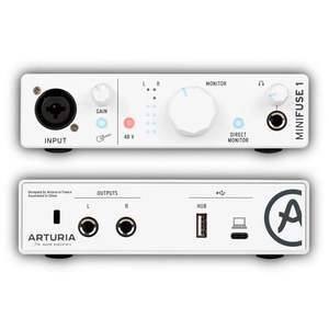 Carte Son USB Arturia MiniFuse 1/2/4 Accessoire pour Enregistrement Professionnel, Diffusion en Direct, Karaoké, Livres <span class=keywords><strong>Audio</strong></span> et Instruments de Musique - Product Image 3