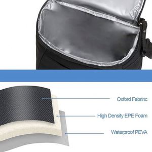 Large Capacity <b>Lunch</b> <b>Box</b> Tote Bag Insulation Waterproof Easy Cleaning <b>Lunch</b> Bag Party Picnic Bag - Product Image 3