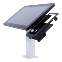 Support de kiosque de commande en libre-service OEM pour restaurant support de moniteur Pos réglable gratuit pour les systèmes Pos Pay