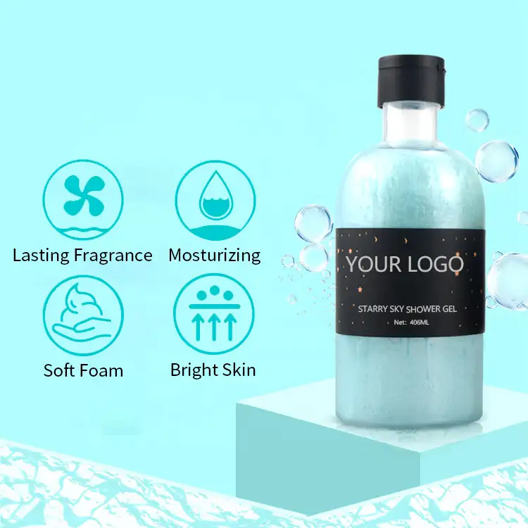 Koreanisches Hotel benutzer definierte Handelsmarke natürliche Kurkuma Bio Ziegenmilch Vulkans chlamm Luxus Parfüm Haut aufhellung klares Dusch gel