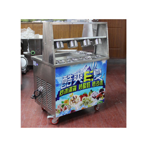 Hot Selling Free Freight High Power Deep Pot Thick Cut Commercial Fried <b>Ice</b> <b>Cream</b> Roll Fried Yogurt Fried <b>Ice</b> Machine - Product Image 3