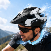 Ensemble Combo Été pour Cyclisme : Casque VTT + Bandeau Rafraîchissant 2-en-1 – Équipement de Protection Sportive Extérieure pour Vélo et Moto