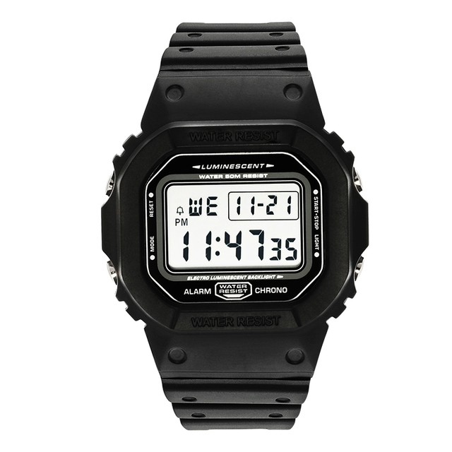 Chronograph Countdown Digital Watch for Men Fashion Outdoor Sport Wristwatch Men's Watch Alarm Clock Waterproof Watch