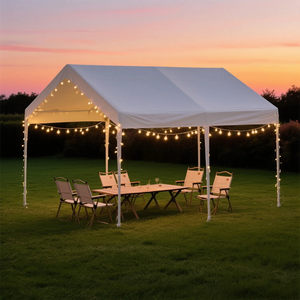 Carpa Portátil Impermeable de Acero de 3x4 Metros con Protección UV para Terrazas, Puestos Callejeros y Áreas Exteriores - Product Image 1