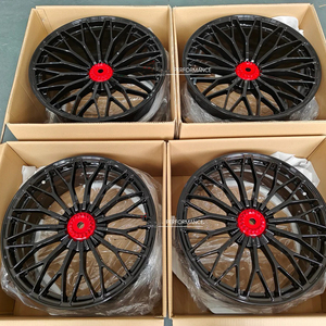 Jantes noires 5X114.3 5X112 5x120 5x110 18 19 20 21 22 24 pouces, jantes forgées personnalisées pour Mercedes Bentley Tesla Audi BMW, jantes en alliage - Product Image 3