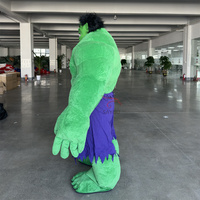 Superventas Unisex inflable adulto personaje de dibujos animados Cosplay Hulk Monsters Inc mascota disfraz dibujado a mano actividades publicitarias