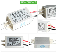 Mini Driver LED CC IP67 pour éclairage extérieur 13,4W 300mA 320mA DC25-48V AC100-265V Boîtier en aluminium Alimentation simple AC-DC