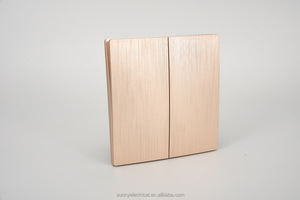Prises murales électriques couleur or Royaume-Uni Afrique <span class=keywords><strong>Malte</strong></span> Maldives, simples et doubles, avec USB, panneau PC, CE - Product Image 4
