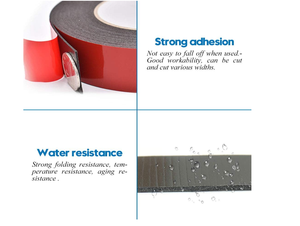 0.5mm 0.8mm 1mm 2mm <span class=keywords><strong>3mm</strong></span> 5mm Super Forte Adesivo Duplo Lados Voltar Espuma Seal <span class=keywords><strong>Tape</strong></span> para Janela à Prova de Intempéries Decorativo - Product Image 6