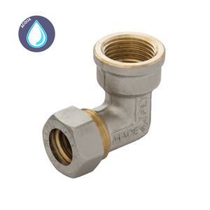 Coude femelle O-Ring PN16 Raccord de tuyau en PVC en acier inoxydable Technique de forgeage pour application d'eau 28x1 - Product Image 2