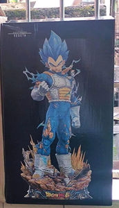 Figura de acción de Vegeta Super Saiyan, modelo de Anime de 55cm, Dragon Ball Z GK de gran tamaño, figura de acción de águila de tres cabezas, juguete de PVC - Product Image 2