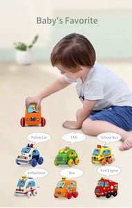 Jollybaby - Juguetes de Peluche Suaves al por Mayor, Ambulancia y Autobús Escolar, Coches de Fricción, Otros Vehículos de Juguete - Product Image 6