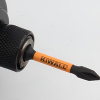 KiWALL 5Pcs PH1 Magnetic Impact Screwdriver Bits, S2 Alloy Steel 1/4" Hex Quick Change Shank Phillips Drill Bits
