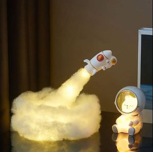 Creative Rocket Lamp DIY Material Package Night <b>Light</b> Decoration Ornaments <b>Space</b> Astronaut Ins Atmosphere Bedside Lamp Gift - Product Image 6