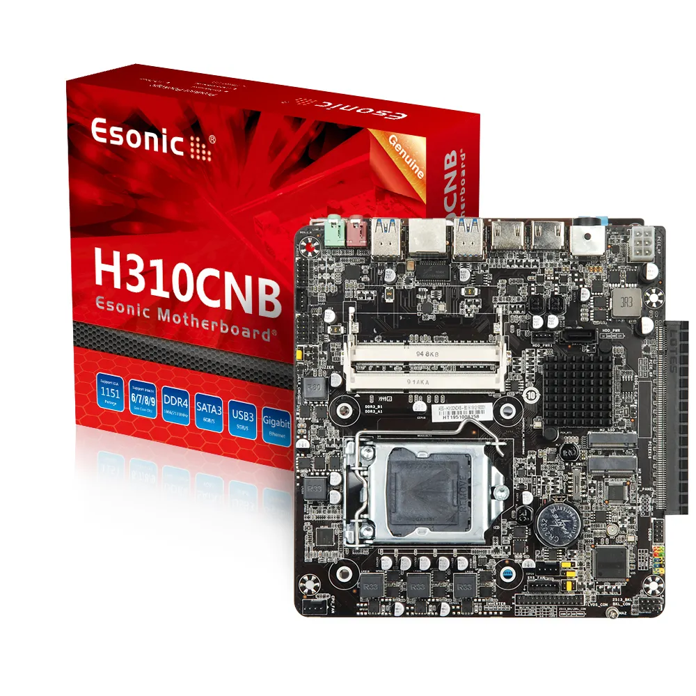 ITZR H310 האם צד Pcie 16X Solt LGA1151 מיני ITX תמיכת 6th/7th/8th/9th Gen Core מעבדי