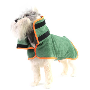 Albornoz de microfibra para perros, toalla absorbente de secado rápido para el cuidado del baño de perros - Product Image 3