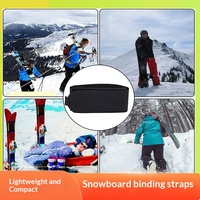 Sangles de ski pour hommes les plus vendues avec rembourrage en EVA, fixations réglables en nylon pour skis, enveloppes pour équipement de plein air