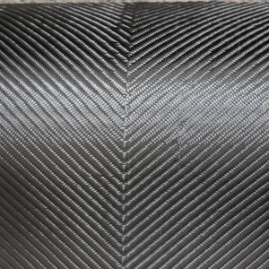 Tissu en fibre de carbone Jinsor C0316TV, tissage symétrique en V large, 3k, 240 g/m², épaisseur 0,35 mm, rouleau de 100 m pour l'industrie automobile, l'artisanat et l'extérieur - Product Image 1