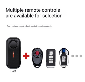 Mới nhất Báo động rung điều khiển từ xa dài chờ 113dB phát hiện xâm nhập không thấm nước xe Tìm kiếm xe đạp báo động - Product Image 6