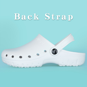 Sabots Classiques de Bloc Respirants pour Hommes et Femmes, Chaussures d'Infirmière Orthopédiques Blanches, Chaussons Hospitaliers à Enfiler - Product Image 4